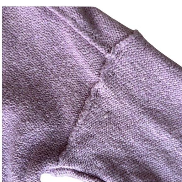 Anthropologie Pilcro Lilac V-Neck Oversized Sweater Size Small - Picture 8 of 9